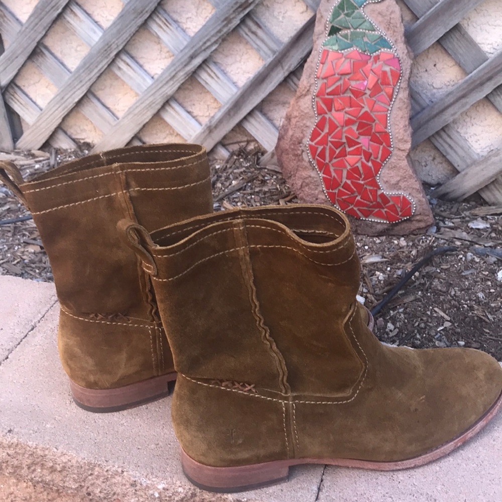 Frye suede boots